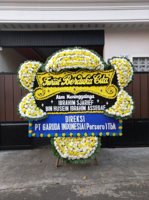 Papan Bunga Duka di Sariwangi